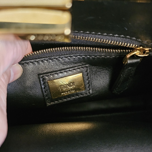 (Sold)Authentic Fendi Studded mini Peekaboo - Picture 5 of 8